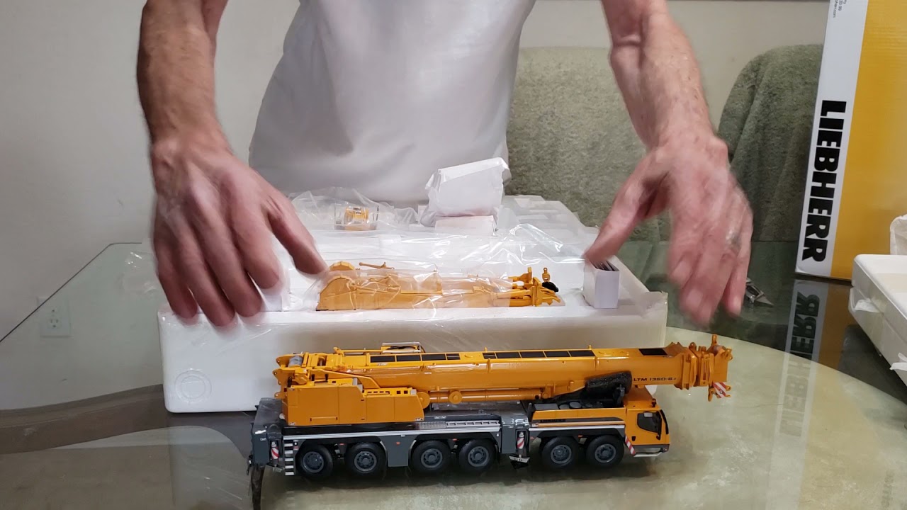 Unboxing The Liebherr LTM 1350-6.1 Mobile Telescopic Crane W/Jib Kit
