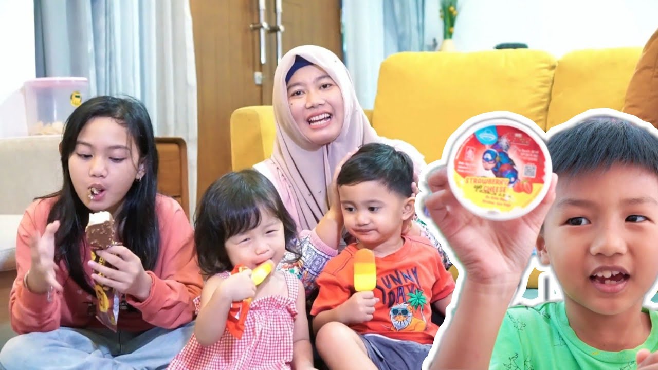 SHANUM JAJAN ES KRIM BERSAMA VINO, AZAM, DAN SALSA | Kompilasi Video