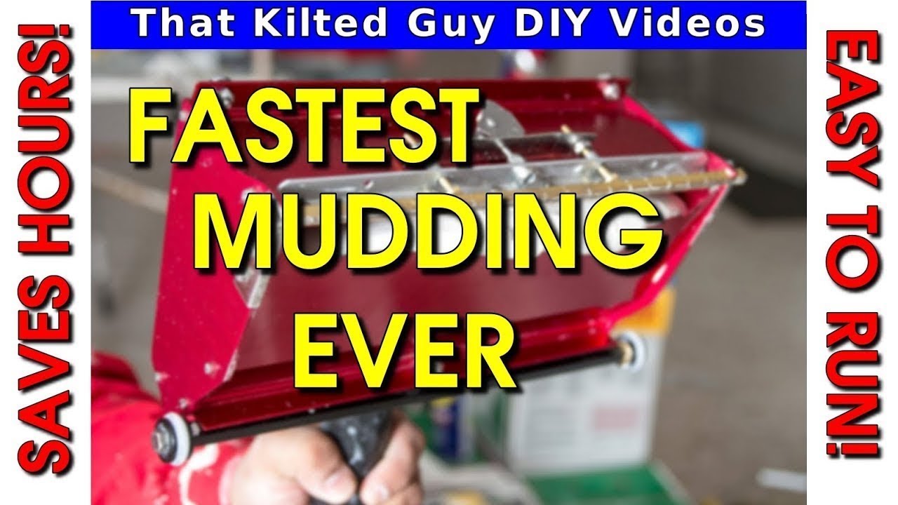 Mudding Drywall FAST! with a Level 5 Mud Box Demonstration- 30' in 10 seconds