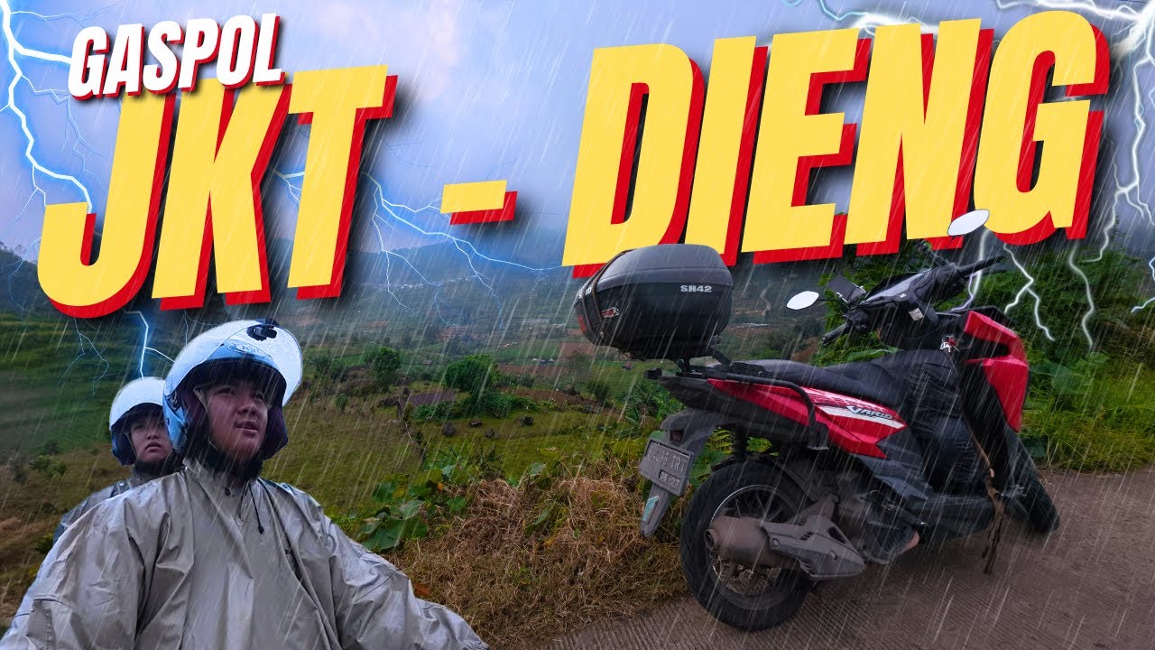 Langsung Gas Ke DIENG ! Bareng Istri, Naik MOTOR | Touring Vario 125