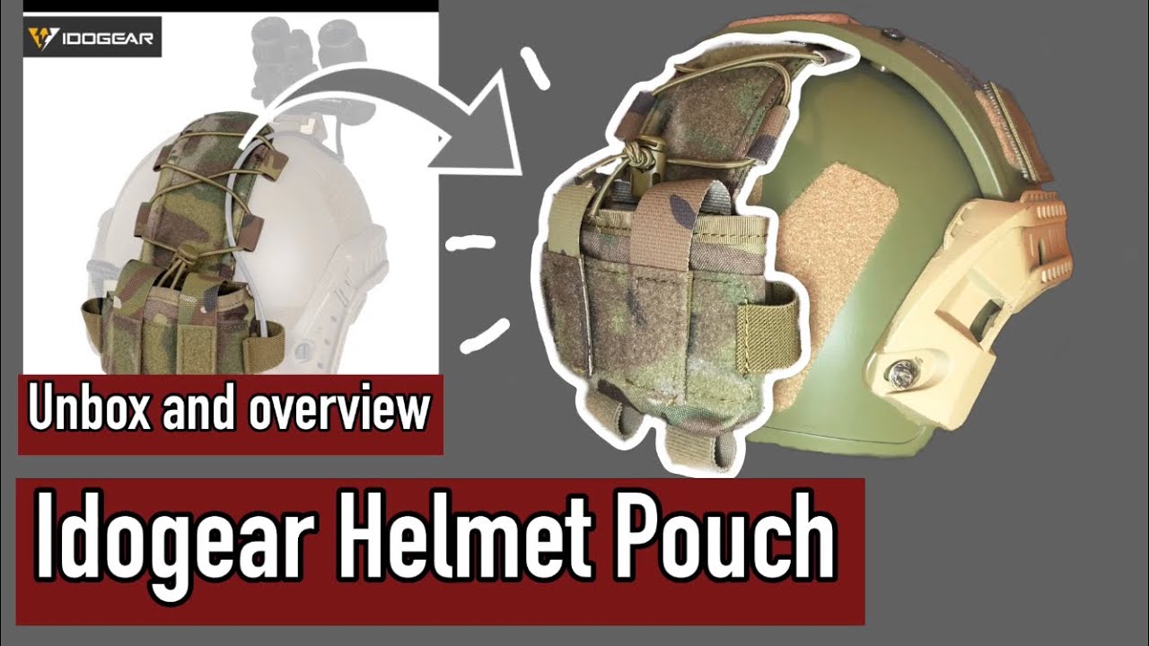 Idogear Helmet Pouch [unbox and overview]