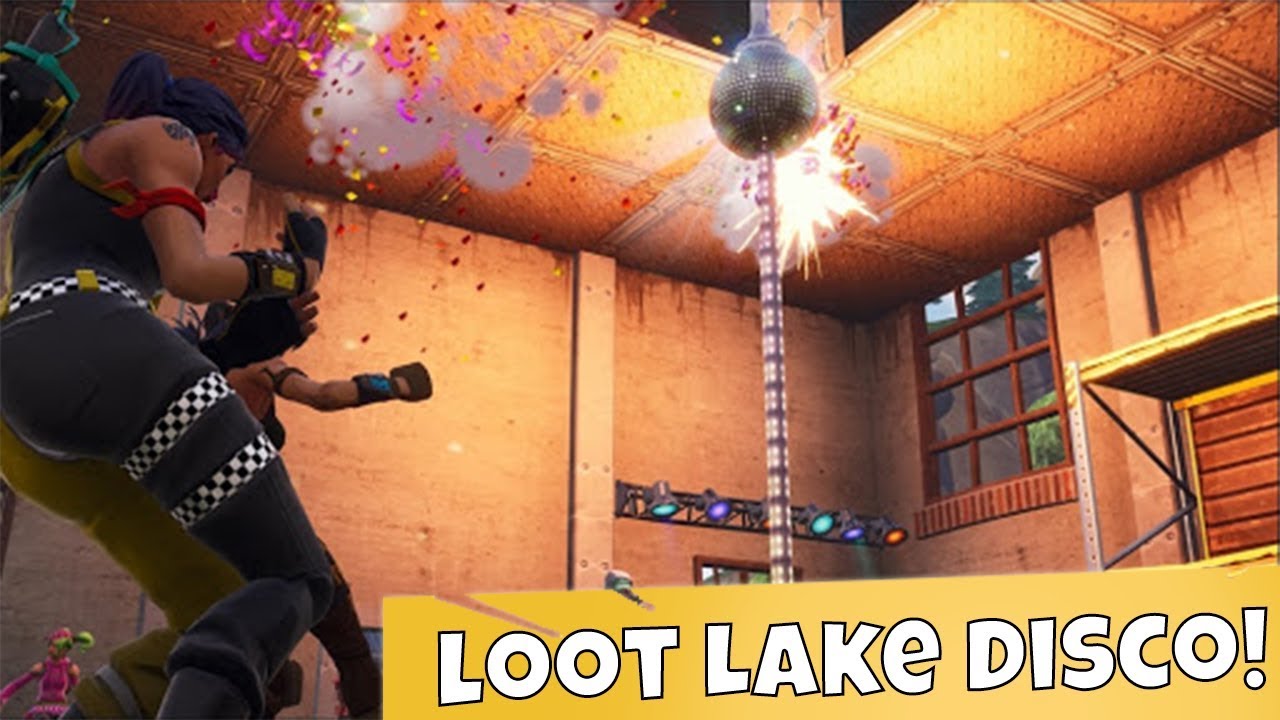 LOOT LAKE DISCO BALL IN FORTNITE! - 
