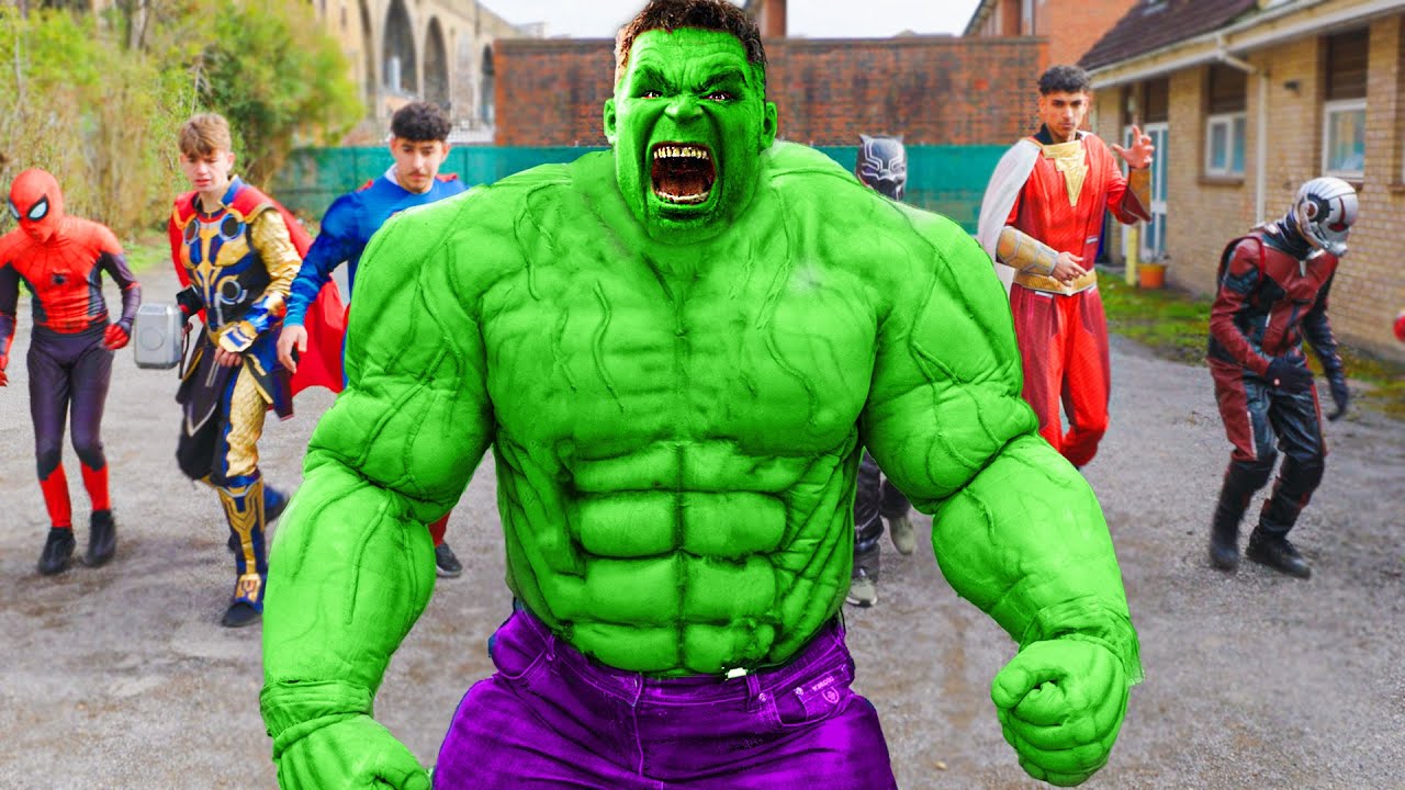 Hulk SMASH! Superhero Squid Game