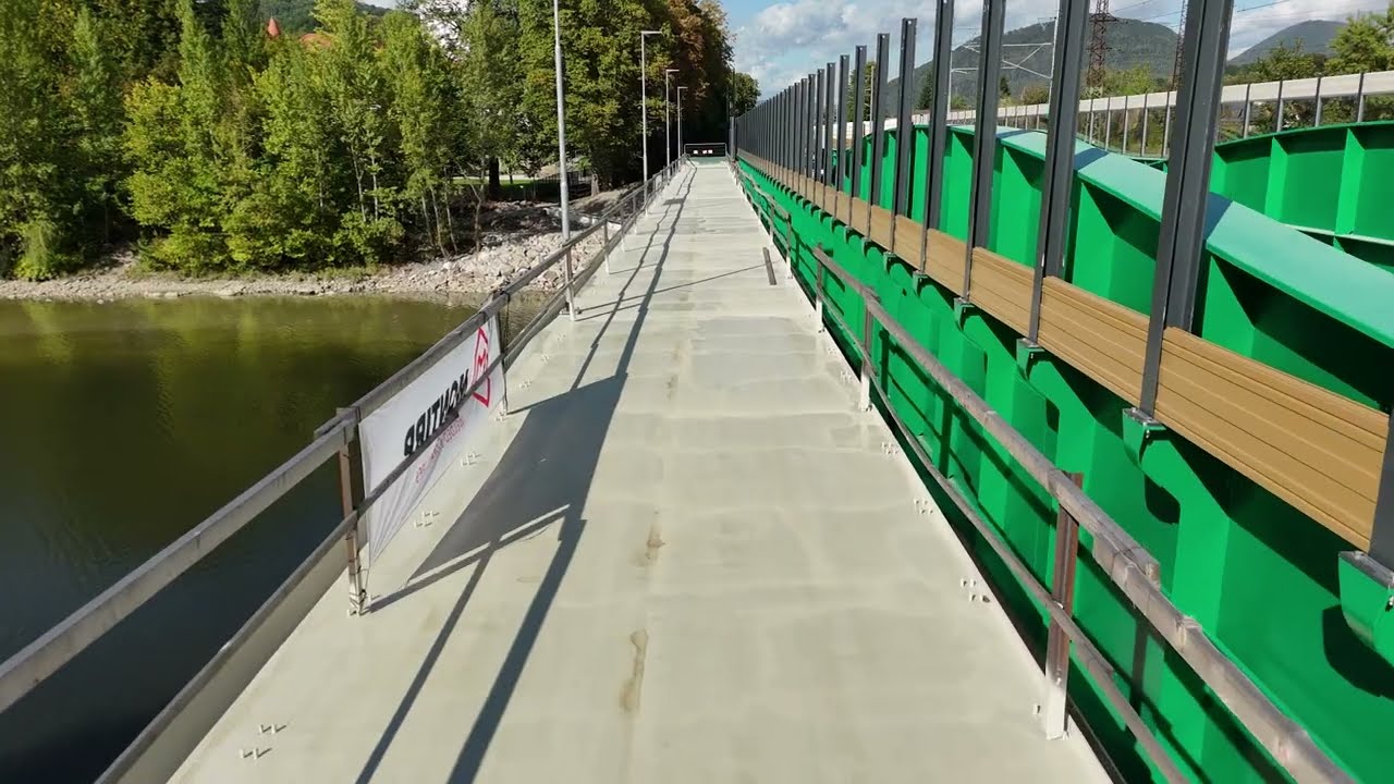UZOL ŽILINA - trasa mostu pre peších a cyklistov cez VÁH - 19.9. 2025