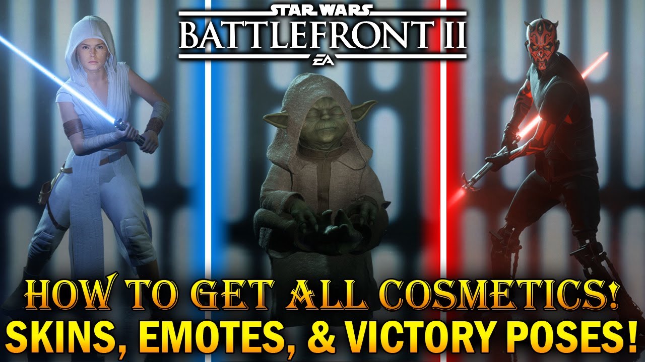 How To Get All Skins/Cosmetics in Star Wars Battlefront 2! Free, Credits/Crystals, & Milestone Skins
