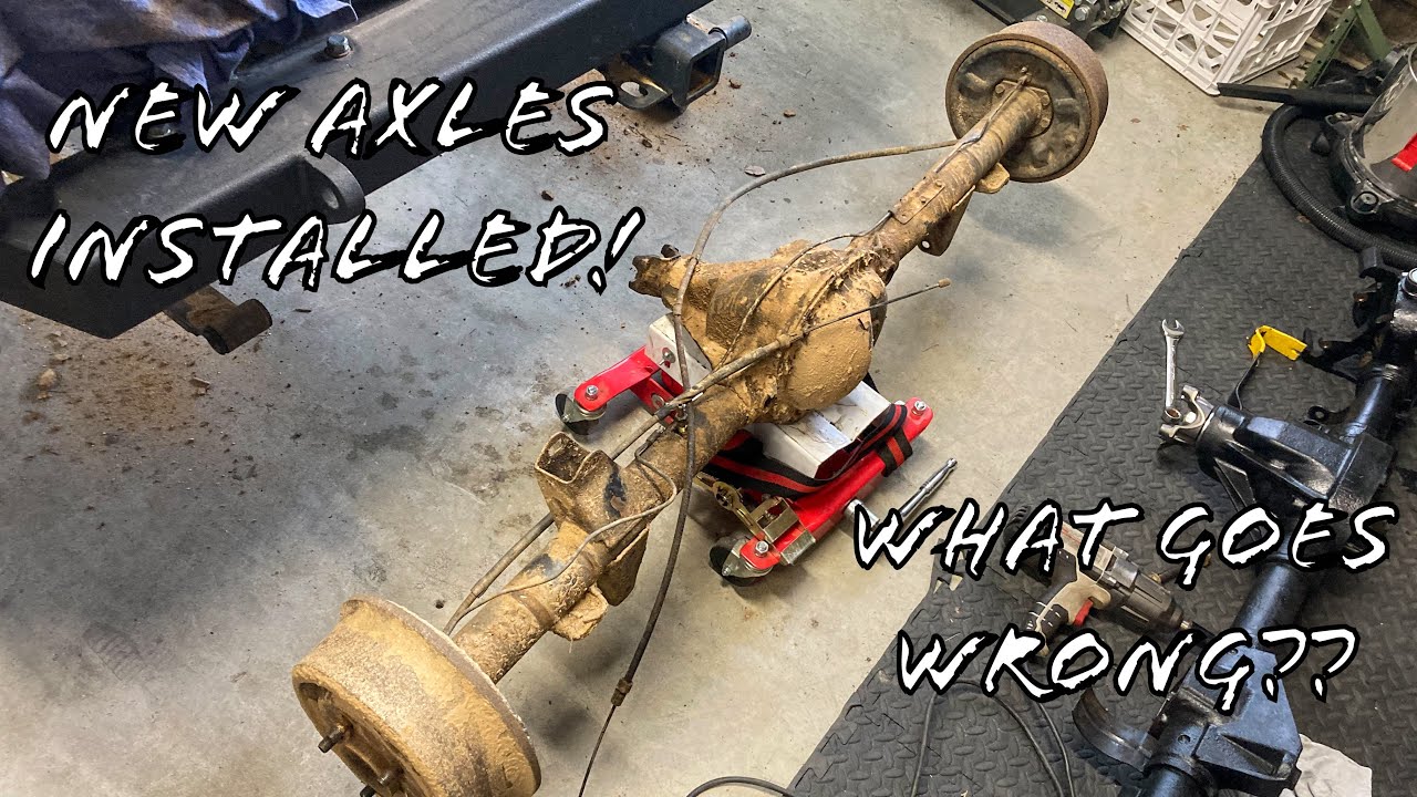 Jeep YJ Axle Swap (Ford 8.8 and Dana 30): Part 3 Axle Swap Time