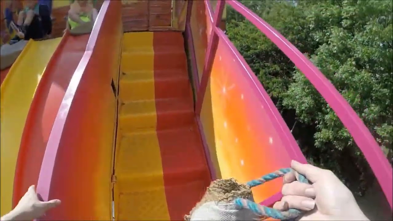 Jumbo Fun Slide On Ride POV - Dinnington By The Seaside