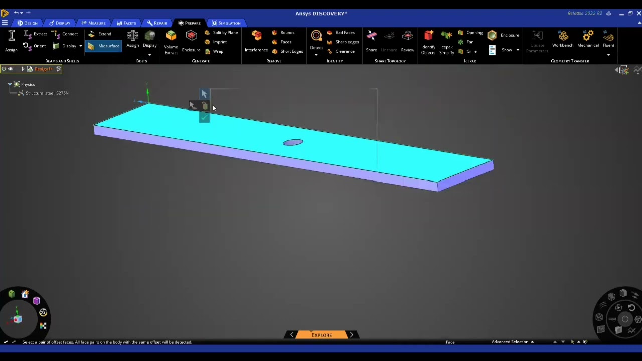 2 — УЧЕБНОЕ ЗАДАНИЕ ANSYS ПО АЭРОКОСМИЧЕСКОМУ ПРОЕКТИРОВАНИЮ: Пластина в отверстии под действием ...