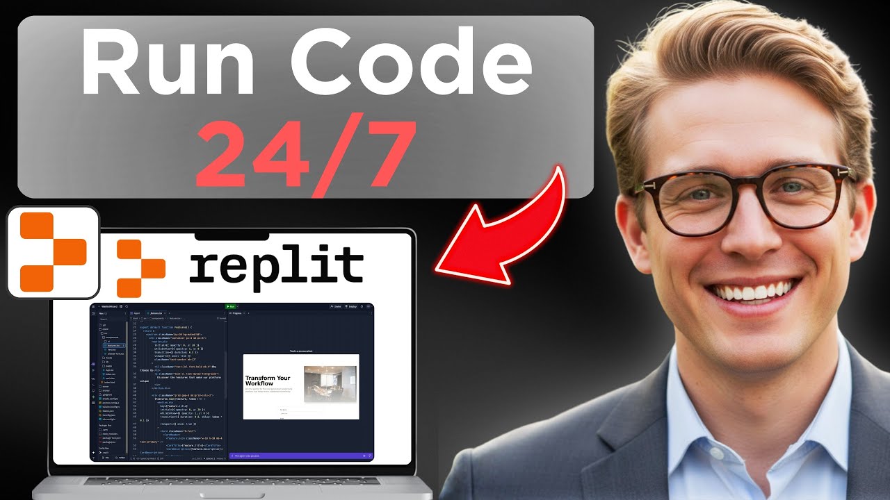 Как заставить код Replit работать круглосуточно | Python и Node JS (обновлено в 2026 г.)