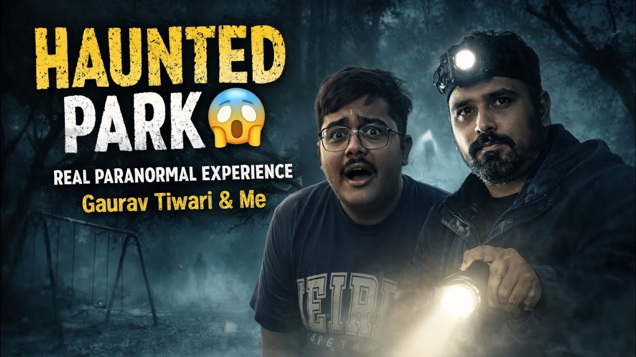 Exploring haunted park in kandivali mumbai @IndianParanormalSociety @AamchiMumbai #paranormal #fun 