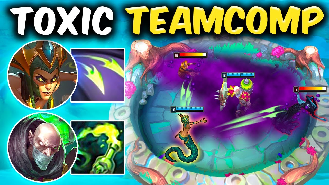YOU WON'T BELIEVE THE DAMAGE OF THIS 2v2v2v2 COMP (POISON SYNERGY)