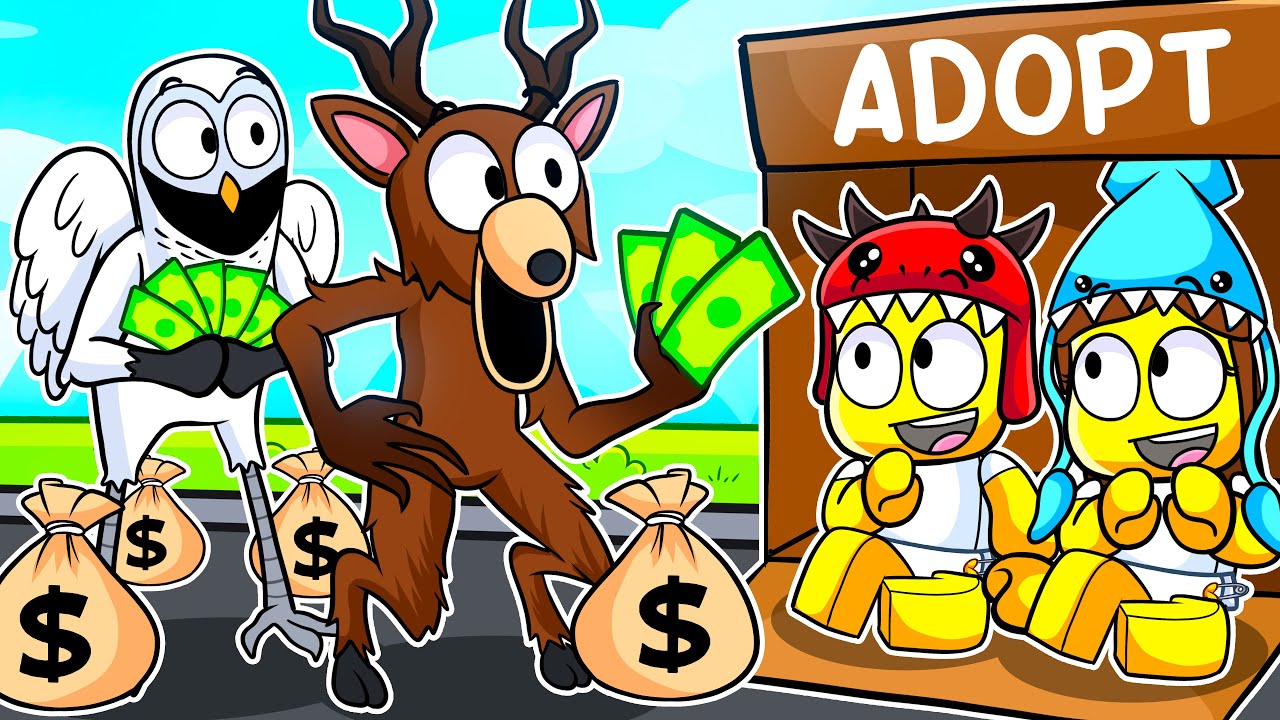 Adopted by a RICH 99 NIGHTS FAMILY in Roblox!