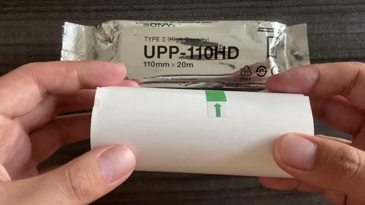 Sony UPP-110HD High Density Thermal Paper | Ultrasound Thermal Printer Paper | 110mm x 20m Size