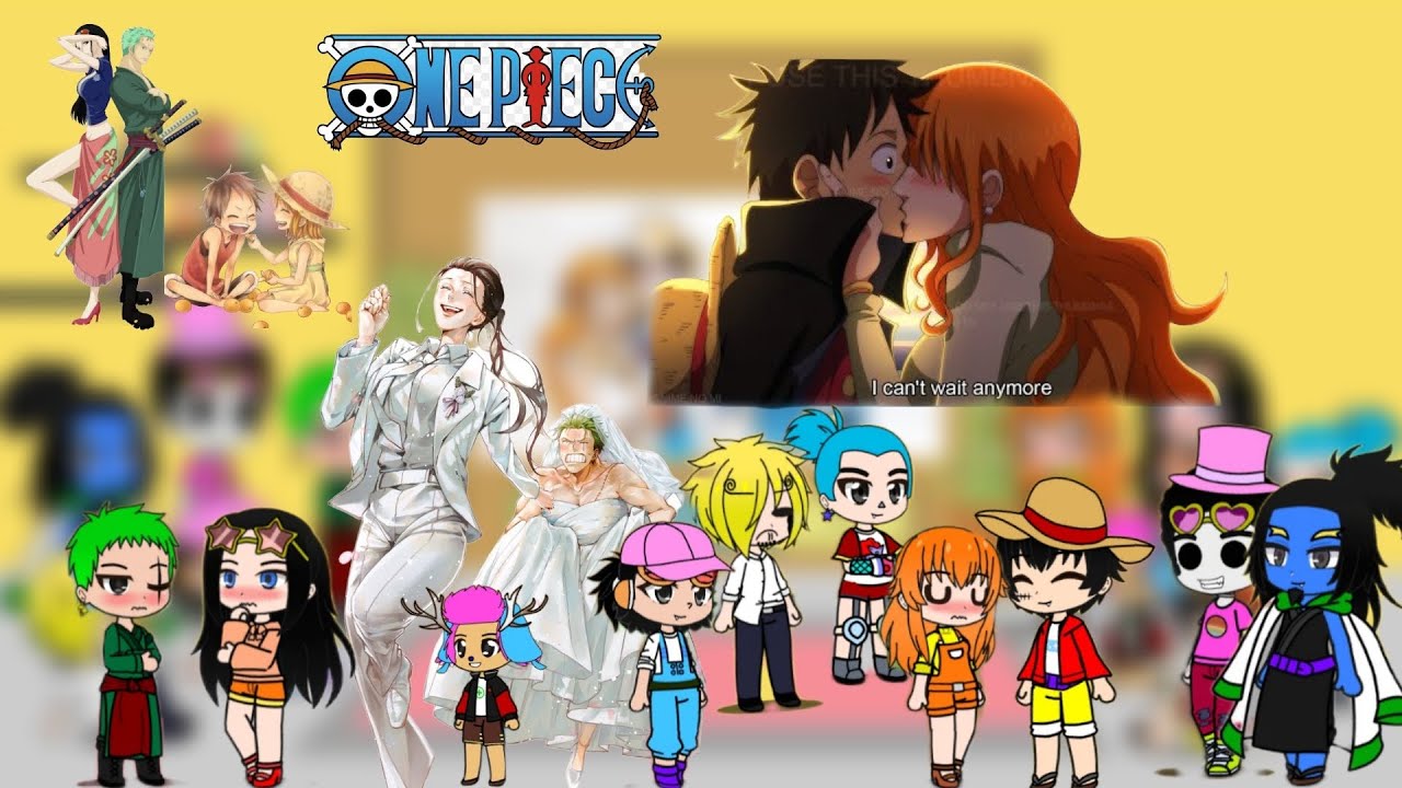 Strawhats reacts to Luffy×Nami & Zoro×Robin Ships ❣️