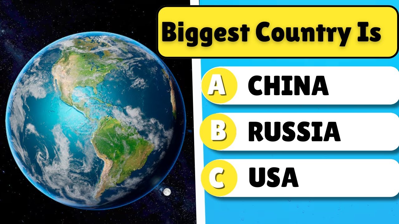 How Good is Your Geography Knowledge? 🌎🧠🤔 Geography General Knowledge Quiz | Mega Quiz