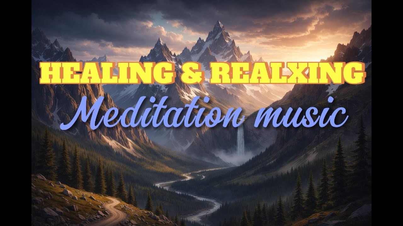 the sound of the stream and the breath, healing & relaxing  meditation music