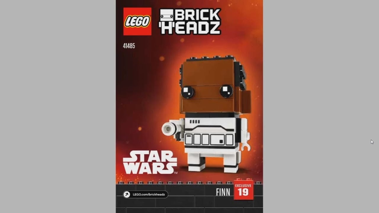 LEGO BriskHeadz 41485 Finn instruction