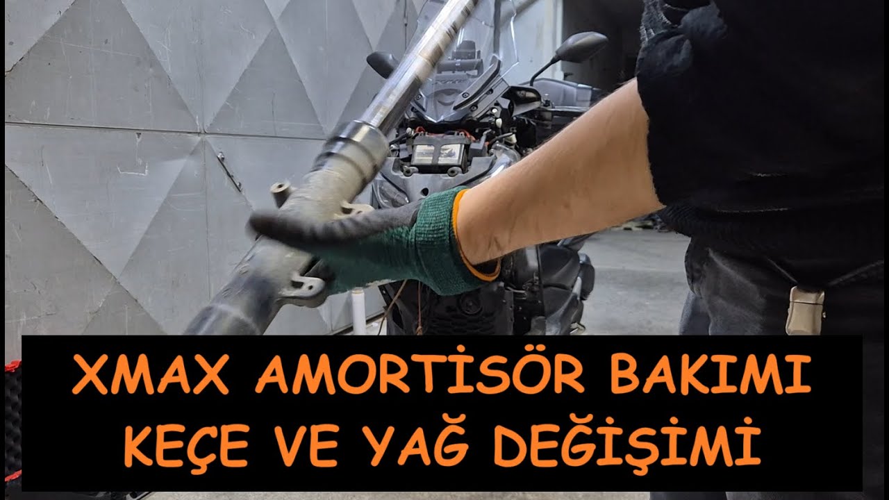 #XMAX AMORTİSÖR BAKIMI, YAĞ VE KEÇE DEĞİŞİMİ (TEKNİK ÖLÇÜ VE DETAYLARLA)
