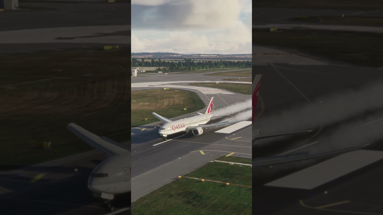 Qatar Airlines прибывает в Международный аэропорт Руасси ✈️
