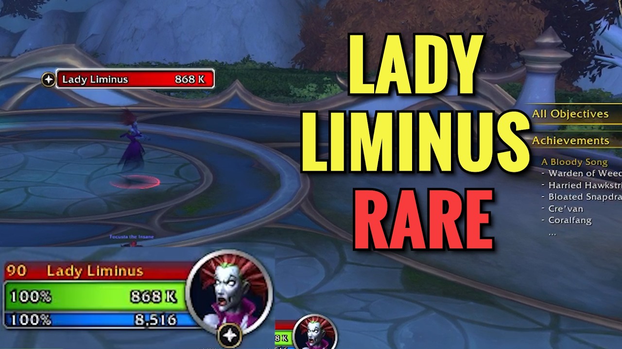 Lady Liminus Rare Location (A Bloody Song) (WoW Midnight)
