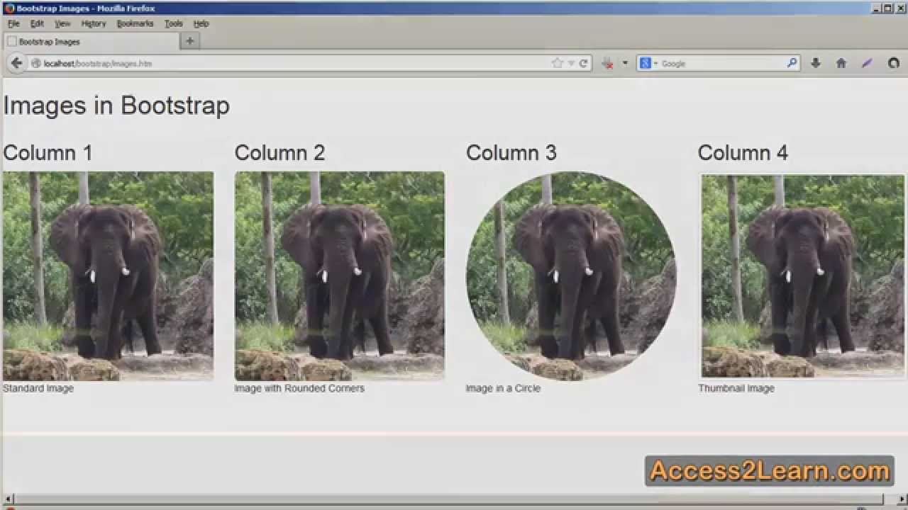 How to Style Images in Bootstrap Version 3