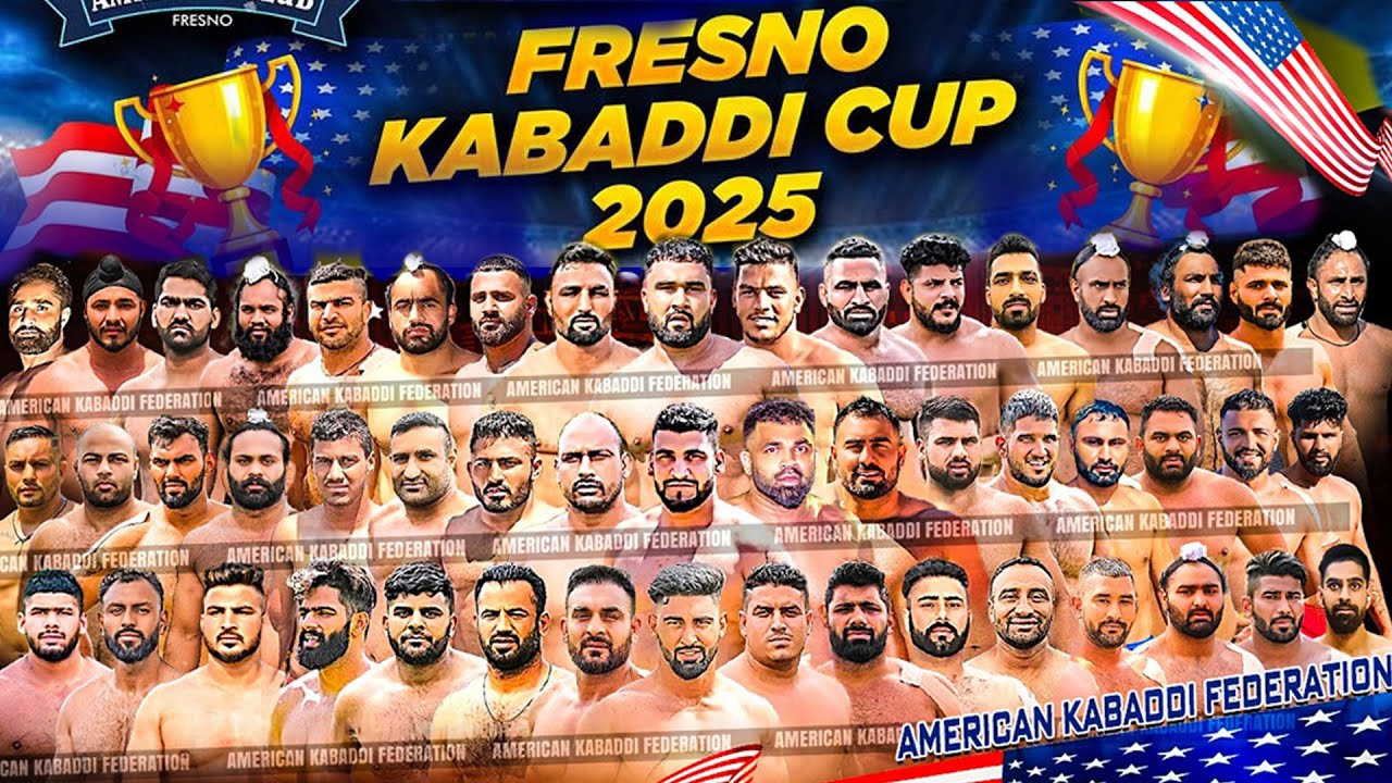 LIVE - Fresno Kabaddi Cup 2025 - USA Kabaddi