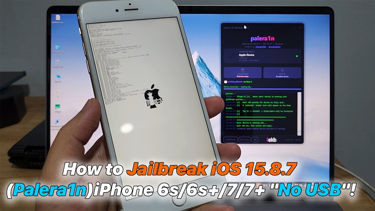 Jailbreak iOS 15.8.7 (Palera1n) iPhone 6s/6s+/7/7+ 