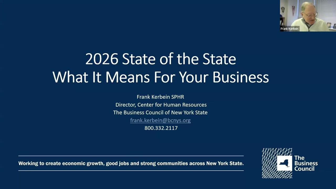 2026 State of NY State with Frank Kerbein