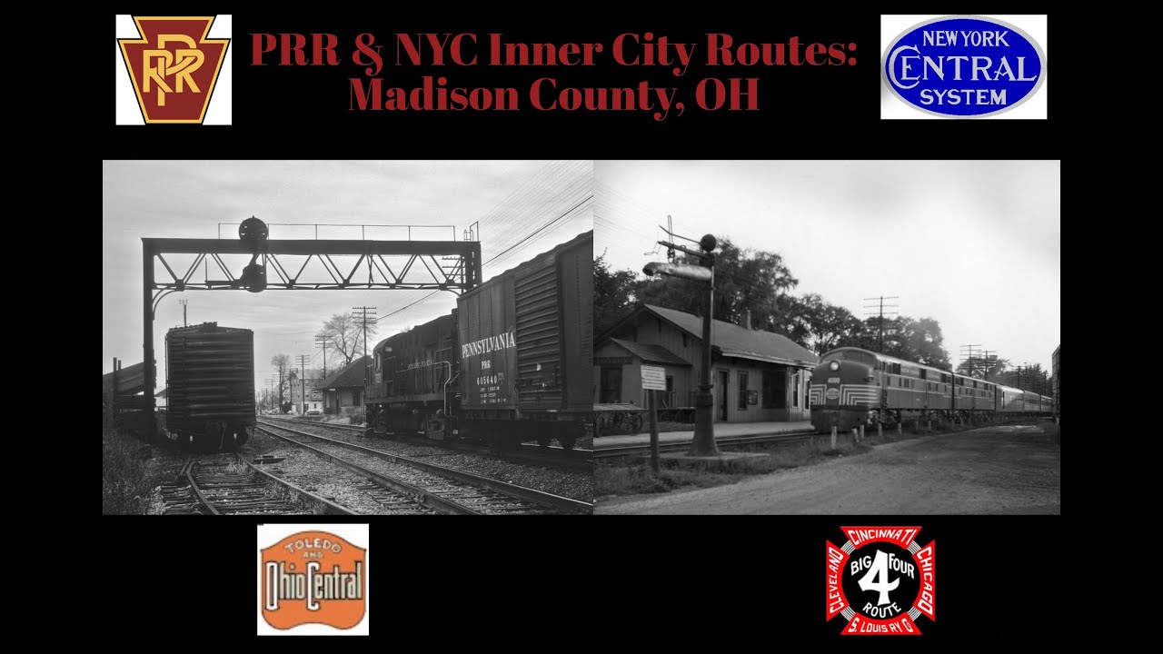 PRR & NYC Inner City Routes: Madison County, OH