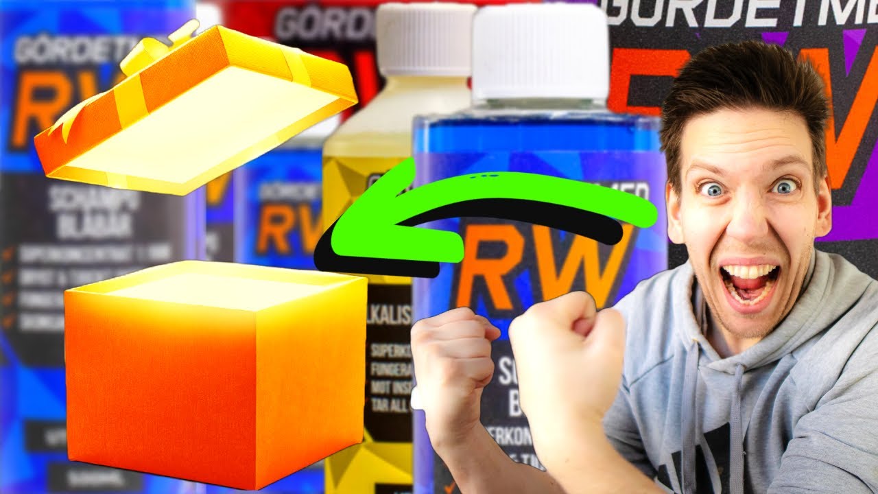 Vi K&ouml;pte Allt F&ouml;r Att Testa G&ouml;rDetMedRw