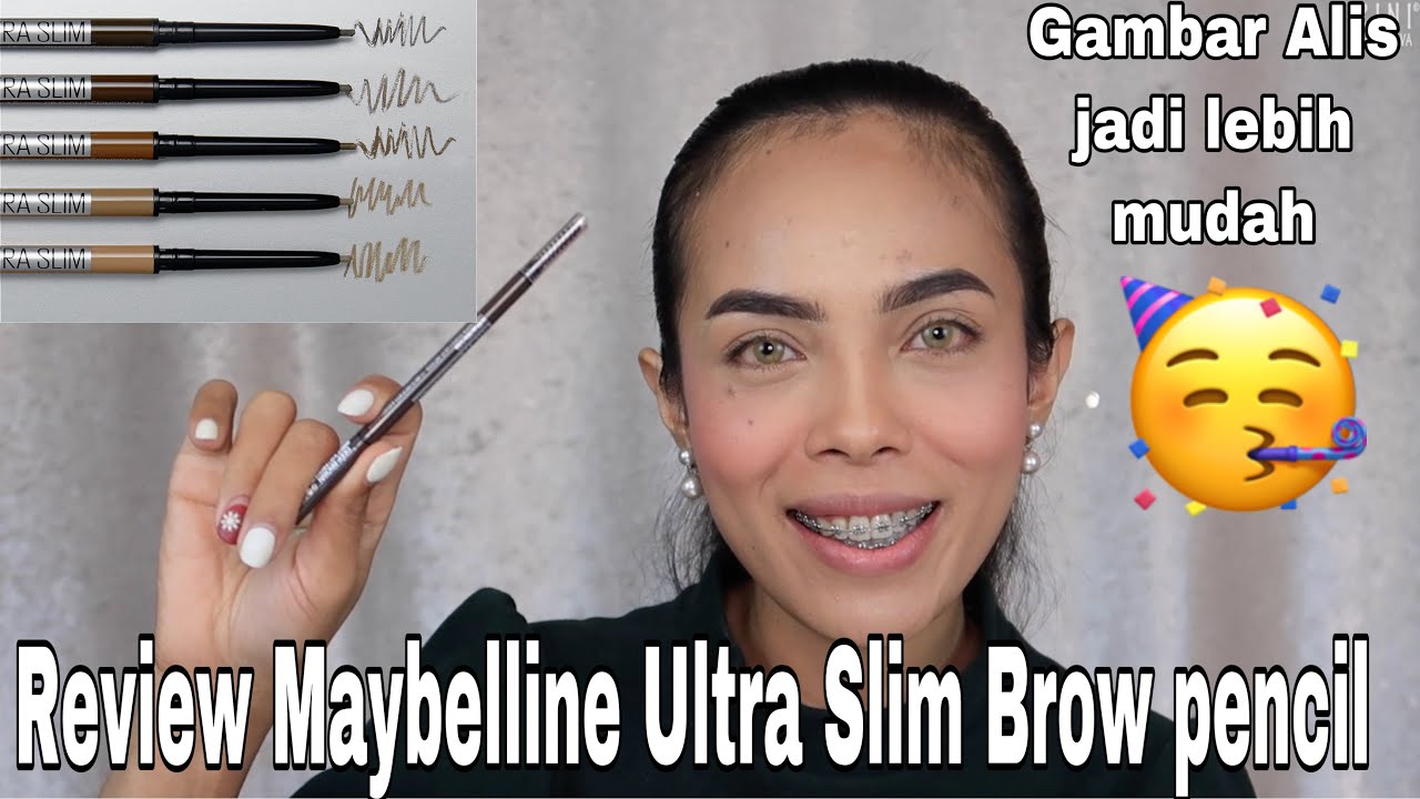 REVIEW MAYBELLINE ULTRA SLIM BROW PENCIL || GAMBAR ALIS JADI LEBIH MUDAH