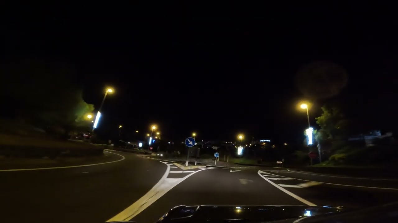 rutas en COCHE por ESPAÑA 🚘CONDUCIENDO DE NOCHE 4K