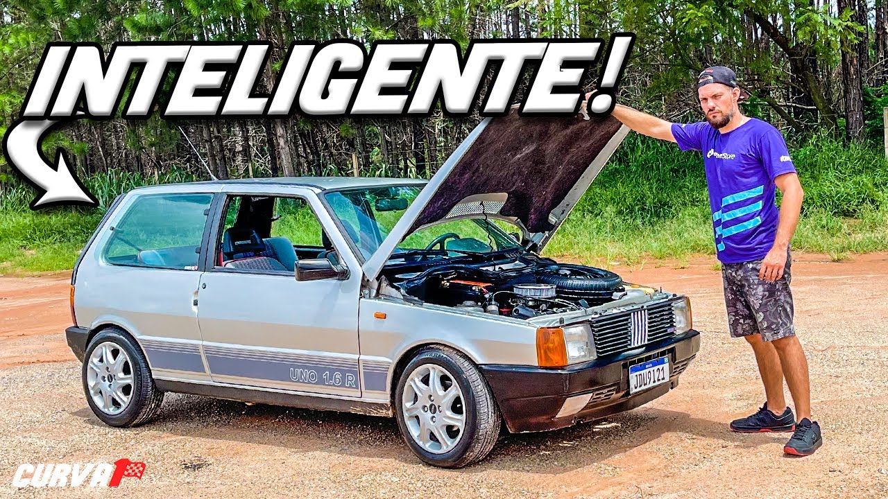 OLHA O QUE ELE FEZ NESSE CARRO!!             FIAT UNO 1.6R ASPIRADO!! 🔥