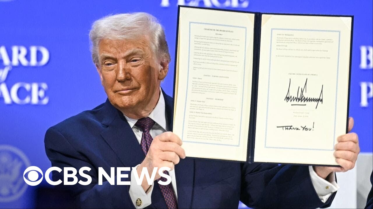 Trump's Board of Peace signers includes 