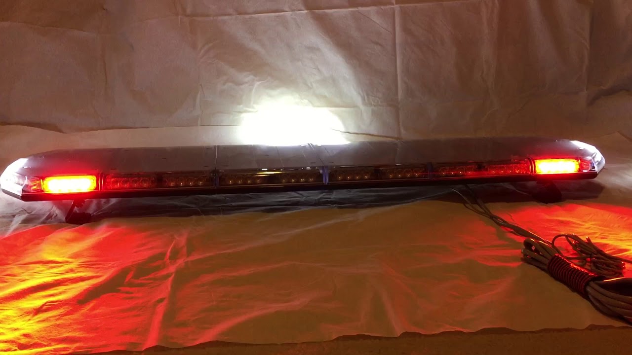 56” 104 LED Emergency BEACON Warning Light Bar