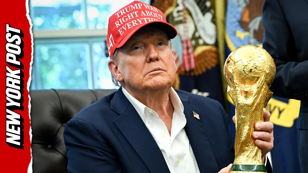 Trump Lifts Illustrious FIFA World Cup Trophy: 'Can I keep it?'