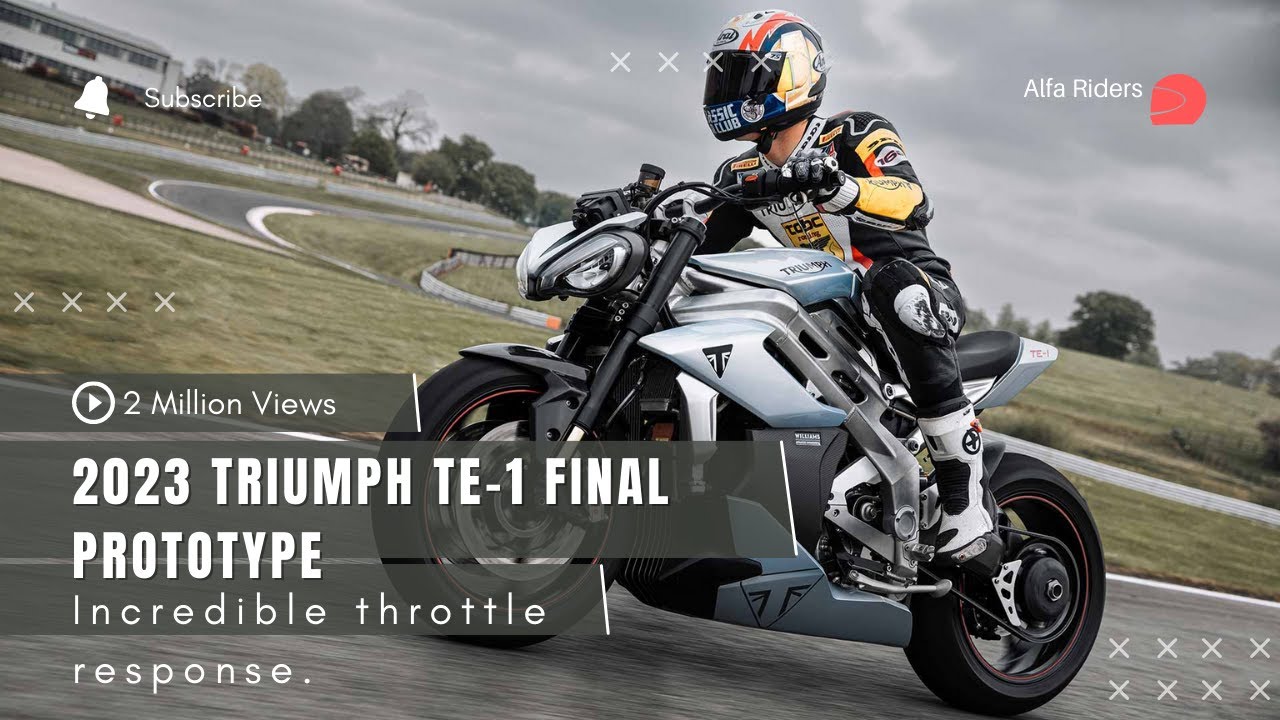 The Incredible Performance of 2023 Triumph TE 1 Final Prototype  Electric motorcycle