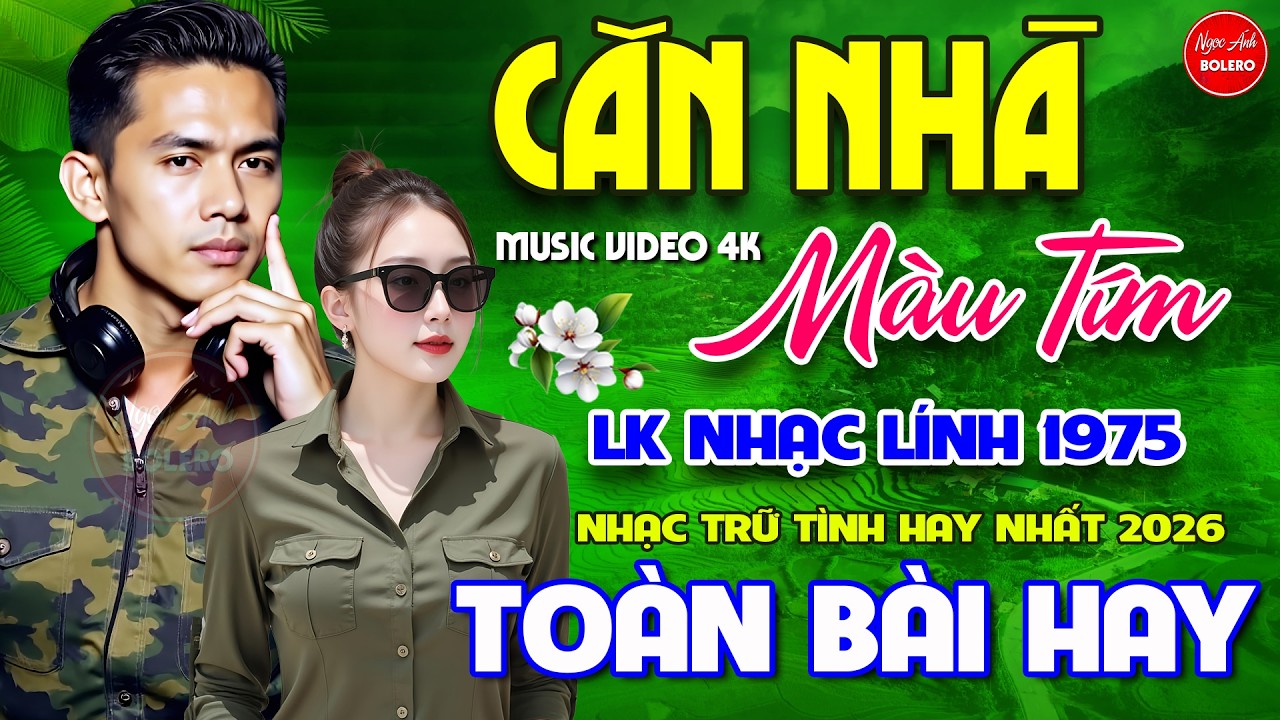 Căn Nhà Màu Tím - Thư Tình Em Gái⭐LK Nhạc Vàng Xưa Ngọt Ngào Say Đắm Bao Thế Hệ, Toàn Bài Hay Bất Hủ