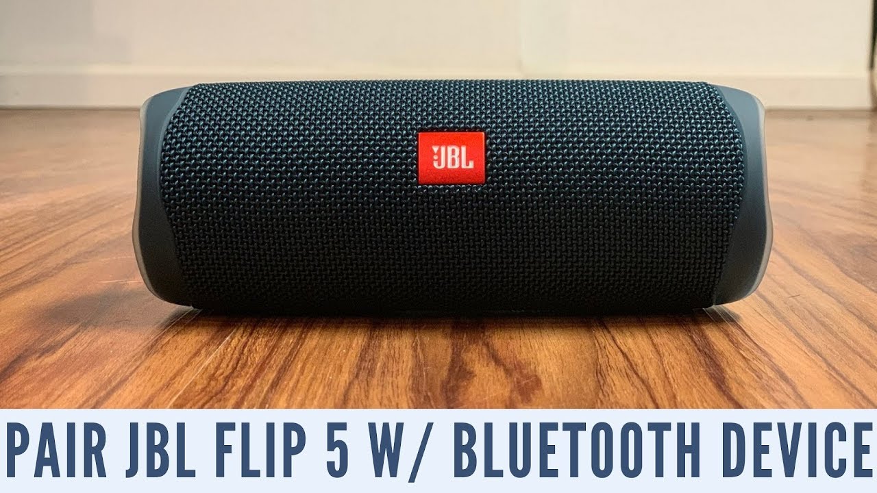 Как подключить JBL Flip 5 к устройству Bluetooth