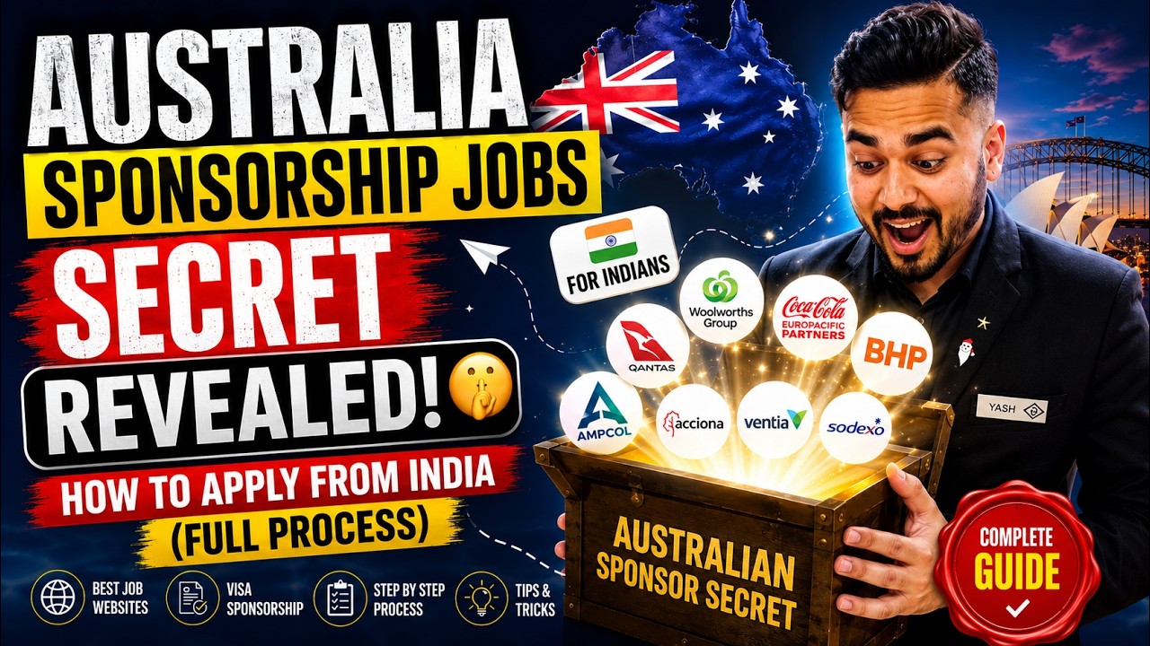 Australia Sponsorship Jobs SECRET Revealed! 🤫 How to Apply from India (Full Process)