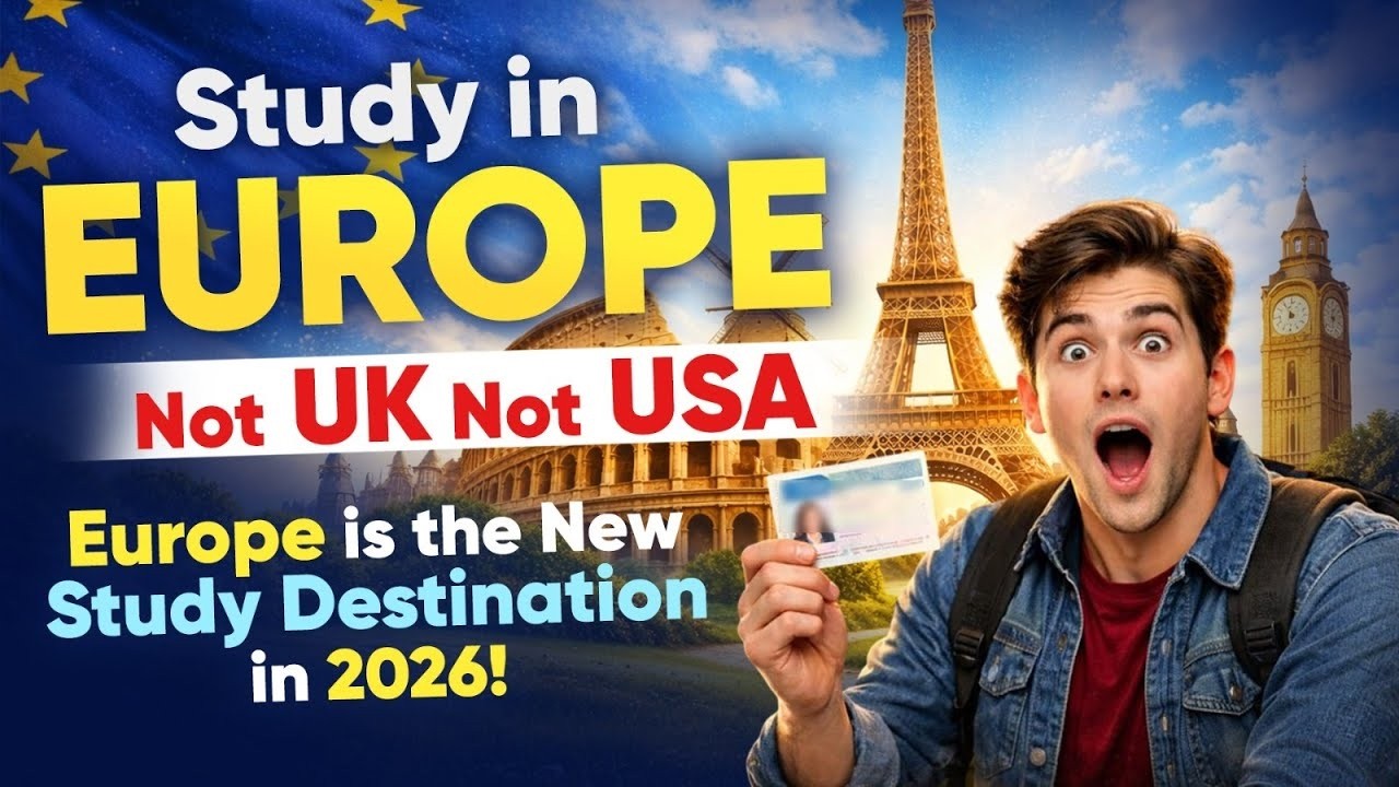Study in Europe : Why Indian Students Are Choosing Europe for Study | 5 Powerful Reasons Explained