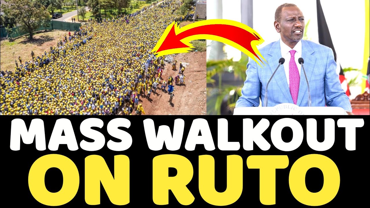 STRANDED Ruto as Kenyans WALKED OUT ON Him and His UDA Aspirants at Statehouse - Finished!