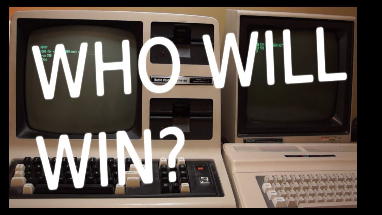 Z80 Model 4 vs 6809 Coco Retro Speed Challenge