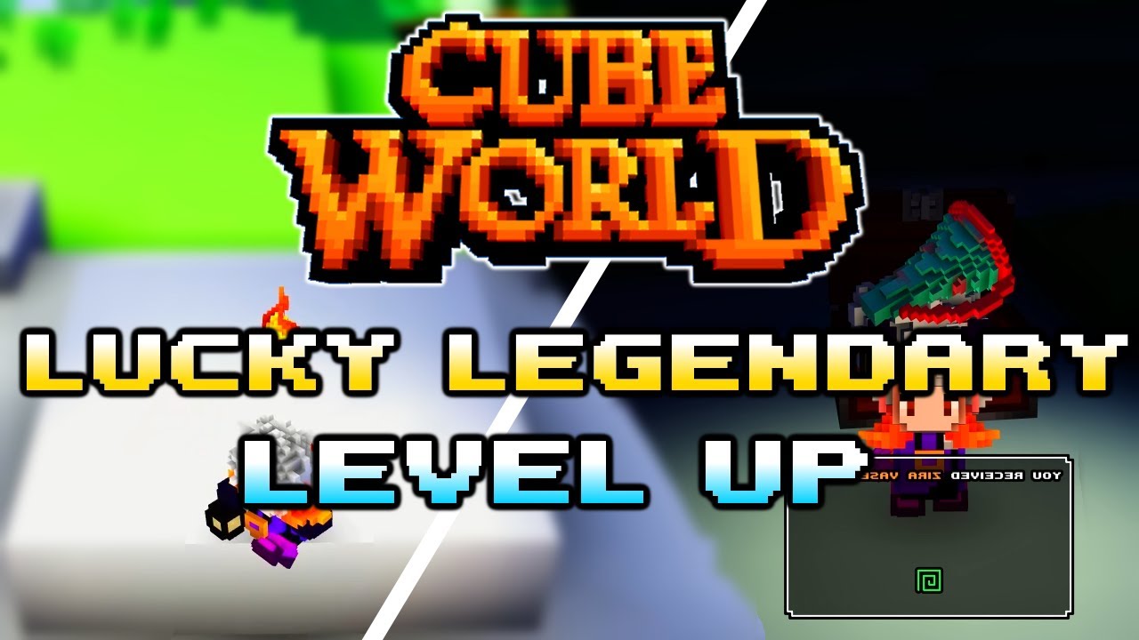 Legendary Gear EVERYWHERE & Level Up! - Cube World 2019