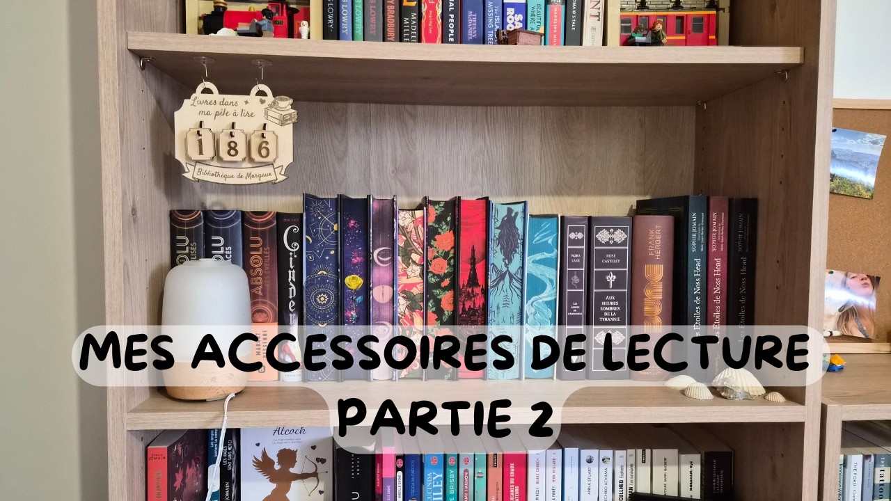 Mes accessoires de lecture (partie 2) + mon AVIS sur la lampe de lecture Lizia 📚