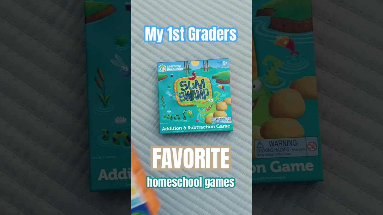 🎓 1st Grade Homeschool Math Games: Our Kids' Favorites! 🥳 #homeschoolmom #teacher #mathgames