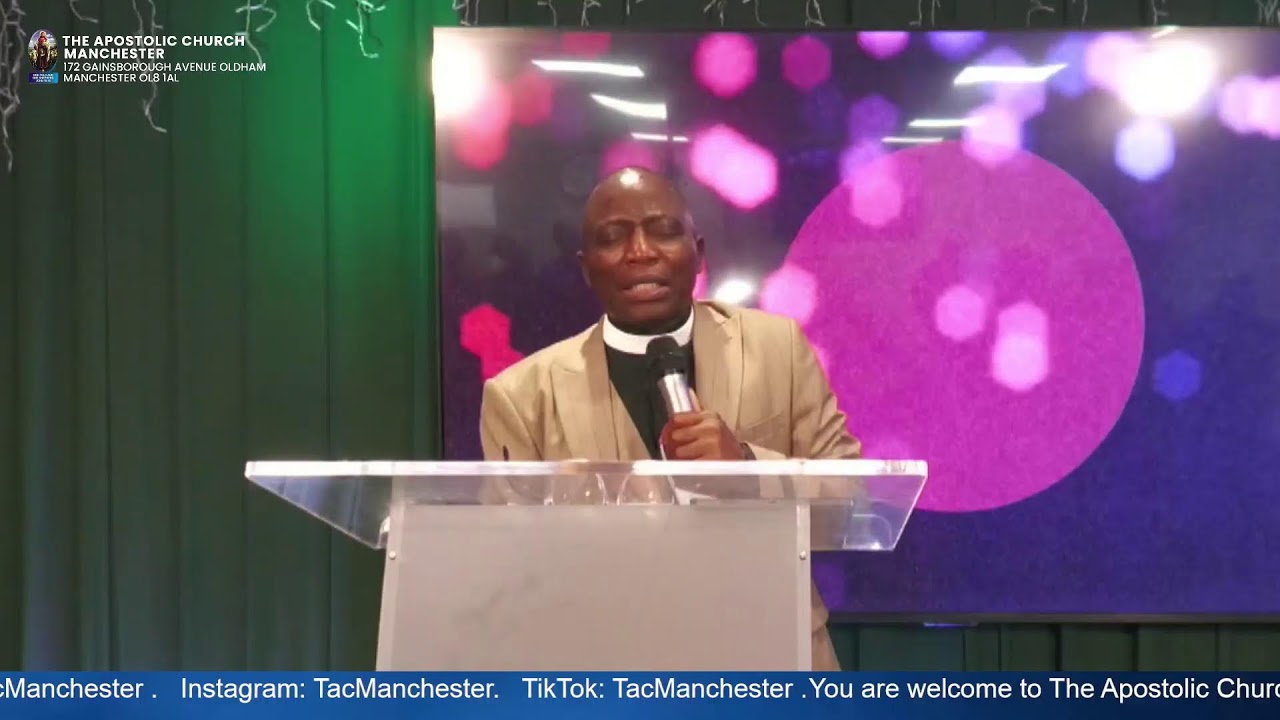 THE APOSTOLIC CHURCH MANCHESTER  SUNDAY DEVOTINAL SERVICE| 01/02/2026