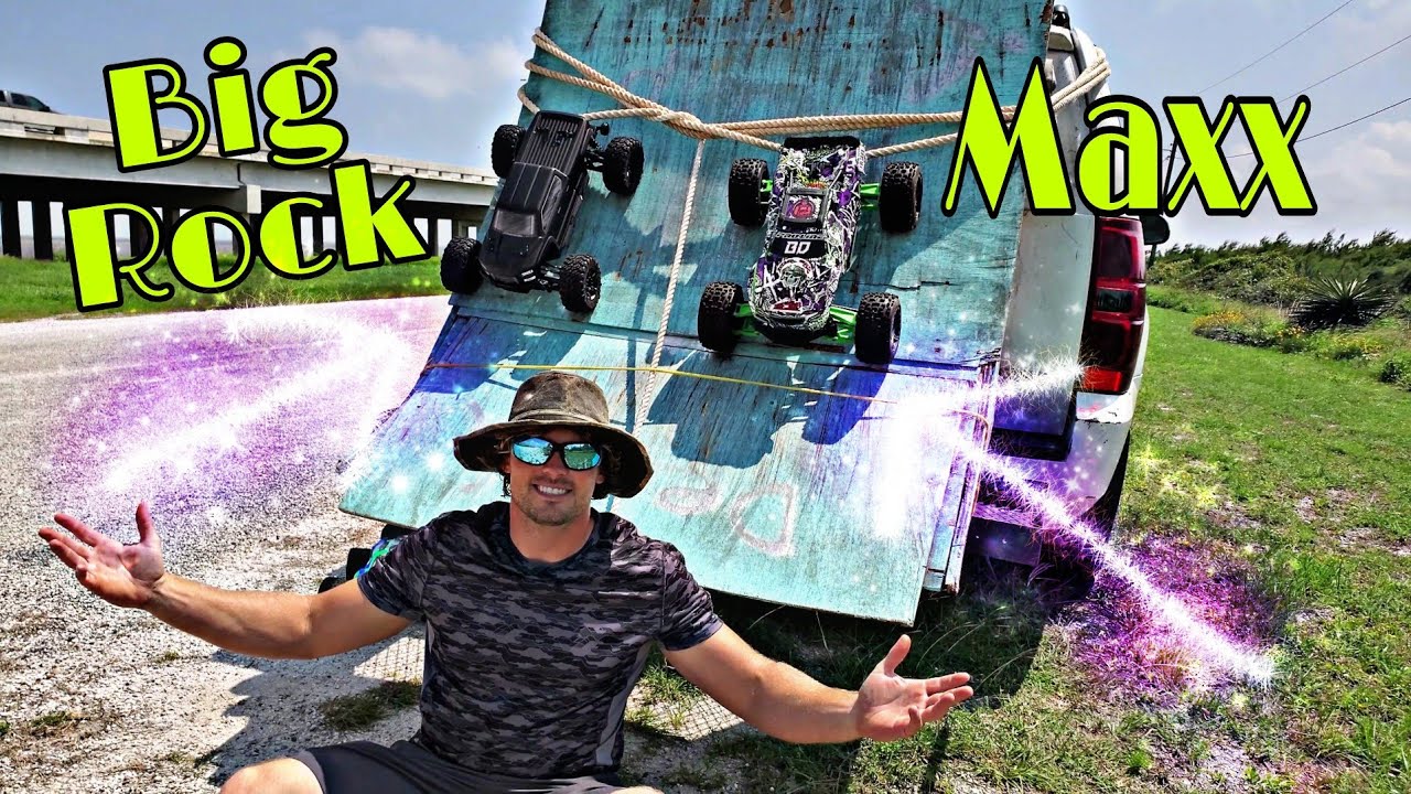 Traxxas Maxx vs Arrma Big Rock!