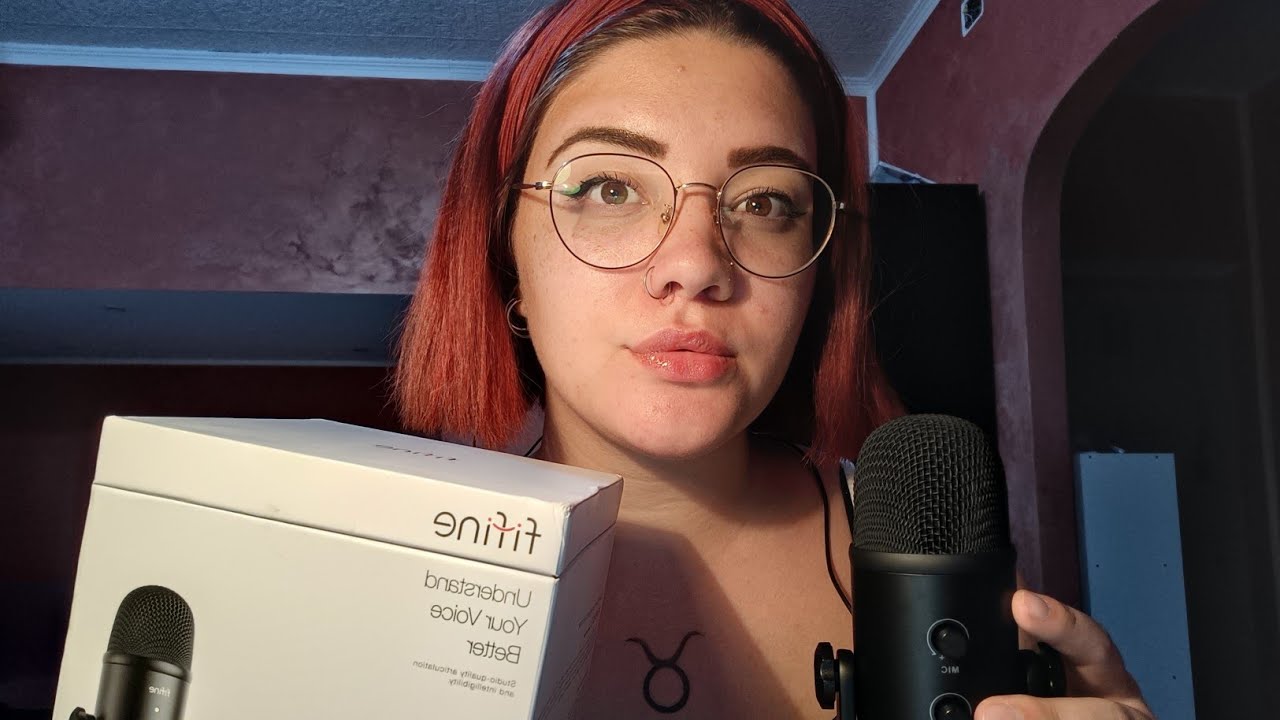 TEST NEW MIC FIFINE K678😴💜 (Collab) | ASMR ITA