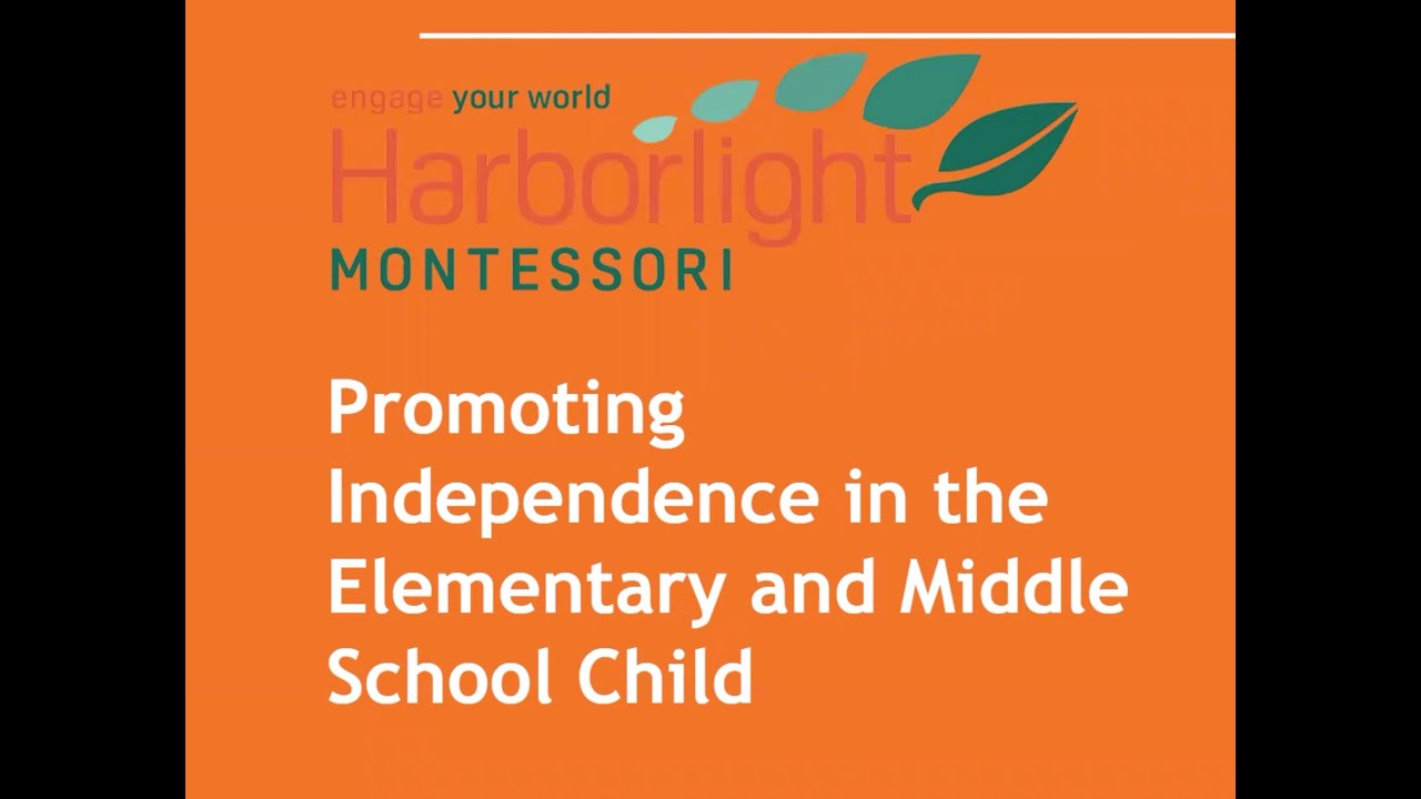Promoting Independence in the Elementary and Middle School Child